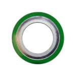 4" 300# Spiral Wound Gasket, 316SS Winding, Flexible Graphite Filler, Carbon Steel Outer Ring, 316SS Inner Ring, Lamons