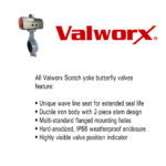 12" Air Actuated Butterfly Valve, Wafer, EPDM, Scotch Yoke, Double Acting