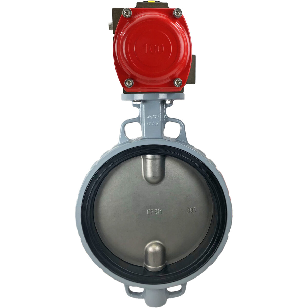 12" Air Actuated Butterfly Valve, Wafer, EPDM, Scotch Yoke, Double Acting
